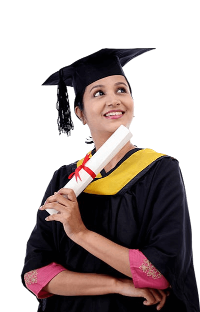 graduated girl with degree