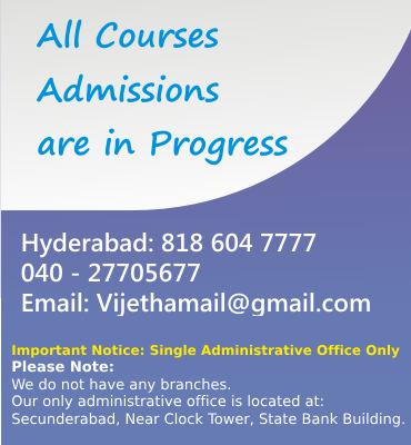 Admission in progress banner